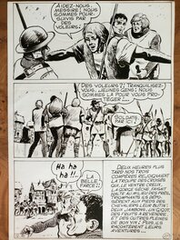 M V - BARON DE MALECORNE planche originale - Comic Strip