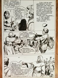 M V - BARON DE MALECORNE planche originale - Comic Strip