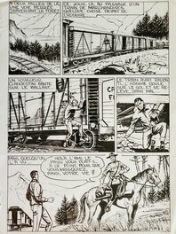 Daniel MASSARD DAMAS - DEWY, L'HOMME DE NULLE PART planche originale - Comic Strip