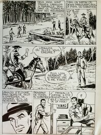 Comic Strip - DEWY, L'HOMME DE NULLE PART planche originale