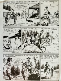 Daniel MASSARD DAMAS - DEWY, L'HOMME DE NULLE PART planche originale - Comic Strip