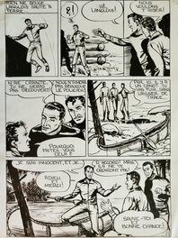 Comic Strip - DEWY, L'HOMME DE NULLE PART planche originale