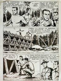 Daniel MASSARD DAMAS - DEWY, L'HOMME DE NULLE PART planche originale - Comic Strip