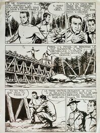 Comic Strip - DEWY, L'HOMME DE NULLE PART planche originale