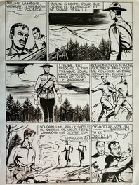 Daniel MASSARD DAMAS - DEWY, L'HOMME DE NULLE PART planche originale - Comic Strip