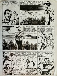 Comic Strip - DEWY, L'HOMME DE NULLE PART planche originale