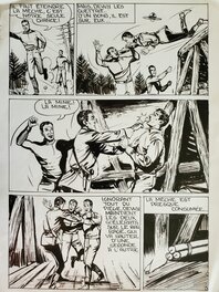 Comic Strip - DEWY, L'HOMME DE NULLE PART planche originale