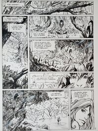 Pierre-Denis Goux - MERLIN-LE PROPHETE  T2 RENAISSANCE - Planche originale