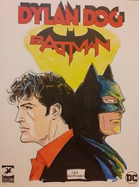 Luca Raimondo - Dylan Dog & Batman - Original Illustration