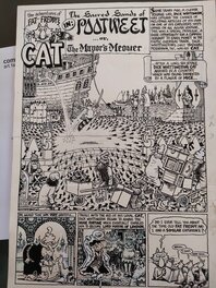 Gilbert Shelton - The Sacred Sands of Pootweet, page de titre - Planche originale