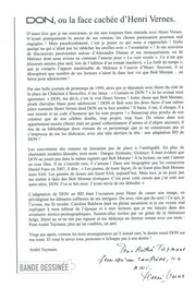 Une page extraite d'un dossier de presse. Une page extraite d'un dossier de presse.