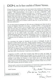 Une page extraite d'un dossier de presse.