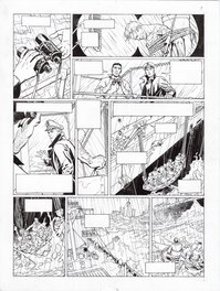 Planche originale - Tramp - Tome 12 - planche 3 - Galerie Nicolas Sanchez