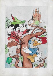 Walt Disney - Mickey et Le Haricot Magique - Planche originale