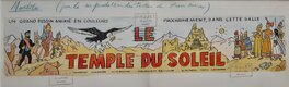 Studios Hergé - Affiche pour le film Tintin et le temple du soleil - Original Illustration