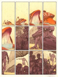 Andreas - Andreas - Mil - Tryptique couleur pl. 4,5,6 - Planche originale