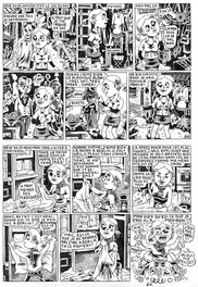 Julie Doucet - Rêves du 18/01/97 & 14/11/96 - Planche originale