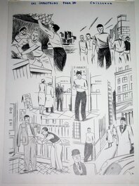 Christian Cailleaux - (2003) Cailleaux - Les Imposteurs - Planche originale 34 - Comic Strip