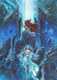 Gwendal Lemercier - Variant cover /les arcanes d'alya - Original Cover
