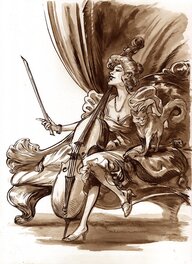 Gwendal Lemercier - Violoncel n°2 - Illustration originale