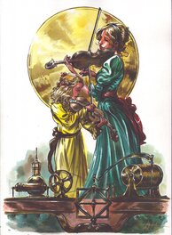 Gwendal Lemercier - Violons - Illustration originale