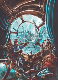 Gwendal Lemercier - Nemo dans le nautilus - Original Illustration