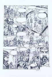 Planche originale 17 du tome9 Elfes