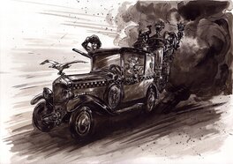 Gwendal Lemercier - Taxi - Original Illustration