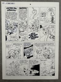 Seron - les Petits hommes - Planche originale 17 - Chiche - T. 40