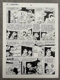 Seron - les Petits hommes - Planche originale 31 - Chiche - T. 40