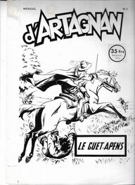 Moreau de Tours - Couverture du n°3 de D'Artagnan "Le  guet-apens" (SNPI) - Original Cover