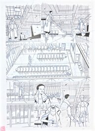 Mathieu Bablet - Page #108, from Carbone et Silicium - Comic Strip