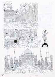 Mathieu Bablet - Page #56 & 57, from Carbone et Silicium - Comic Strip