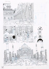 Mathieu Bablet - Page #56 & 57, from Carbone et Silicium - Planche originale