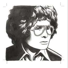 Charles Burns - The Believer, Cover #14: Dory Previn - Couverture originale