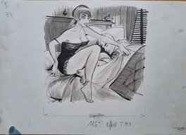 Georges Pichard - Insomnie - Original Illustration