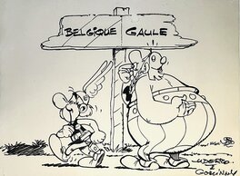 Albert Uderzo - Astérix & Obélix - Original Illustration