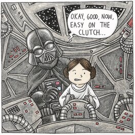 Jeffrey Brown - Vader’s Little Princess, Page #14 - Comic Strip