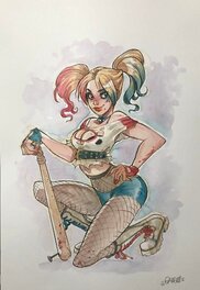 Alessandro Barbucci - Harley Quinn vue par Barbucci - Original Illustration