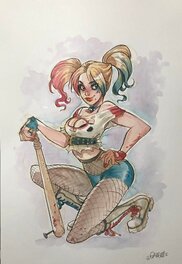 Alessandro Barbucci - Harley Quinn vue par Barbucci - Illustration originale