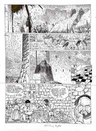 Hermann - Les Tours de Bois Maury - Tome 1, planche 19 modifiée! Inédit! - Planche originale