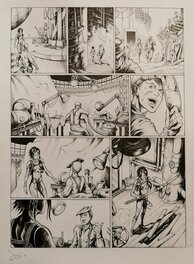 Planche originale - Milenia 1 - original publié - planche 45