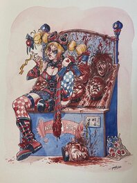 Capia - Steampunk Harley vue par Capia - Original Illustration