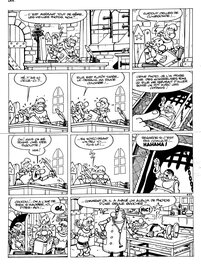 Turk - ROBIN DUBOIS planche originale album tome 13 - T'As d' Beaux Yeux, Tu Sais ...gag 622 - Planche originale