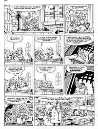 ROBIN DUBOIS planche originale album tome 13 - T'As d' Beaux Yeux, Tu Sais ...gag 622