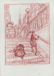 Peter De Sève - City Mouse 1 - Sketch
