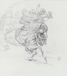 Peter De Sève - Grinch stealing Christmas - Sketch