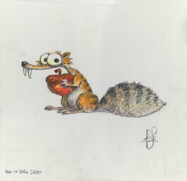 Peter De Sève - Ice Age “How to draw Scrat” - Sketch