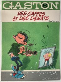 André Franquin - Projet de couverture de l'album Des gaffes et des dégâts - Comic Strip