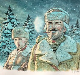 François Miville-Deschênes - Ludmilla et Zaroff - Original Illustration